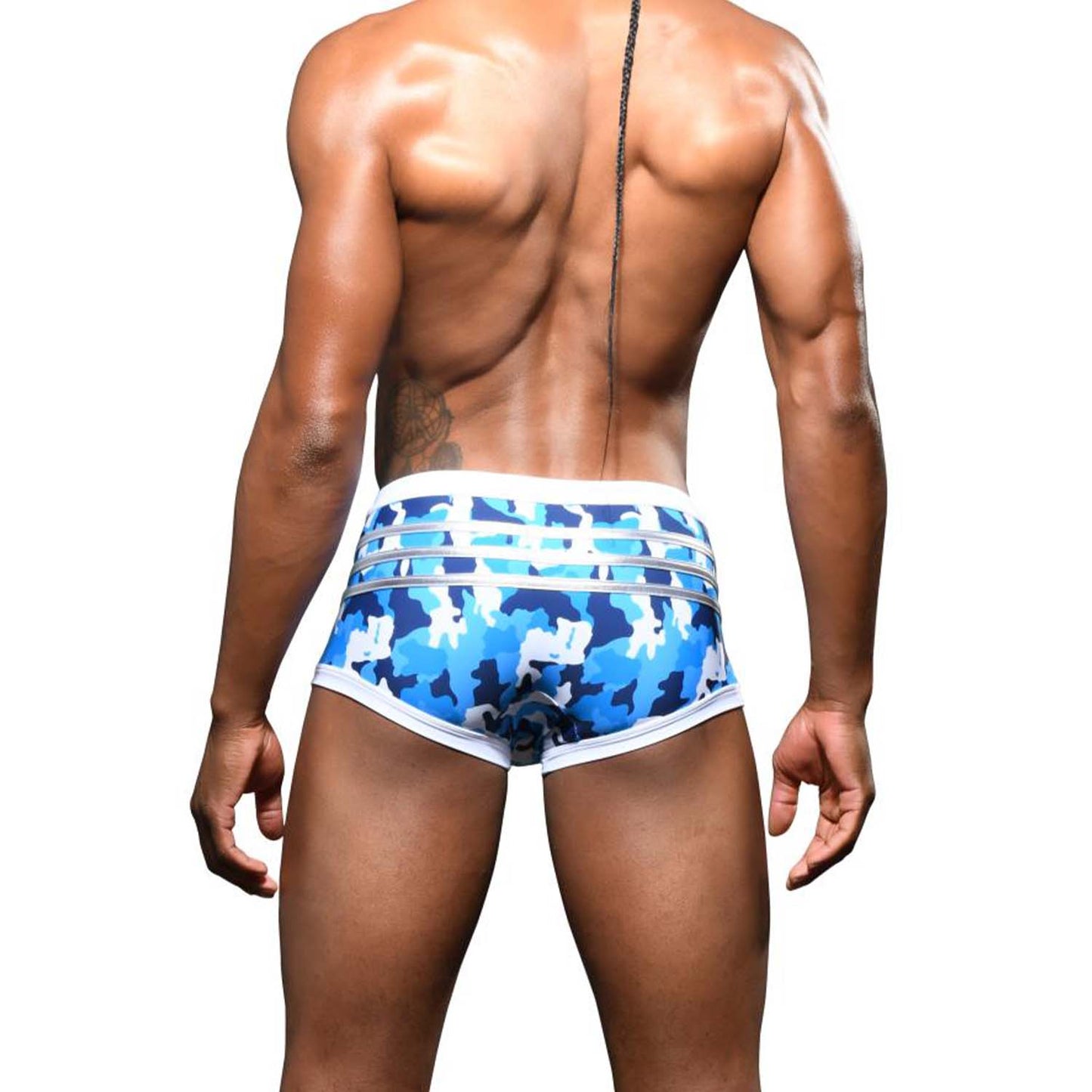 Blue Camo Swimtrunk