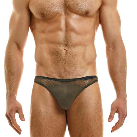 Mesh Low Cut Brief Khaki