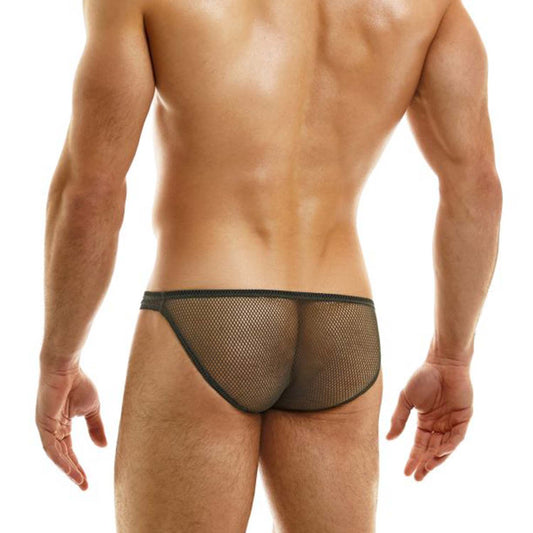 Mesh Low Cut Brief Khaki